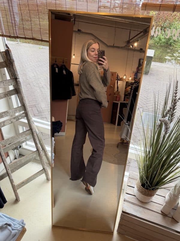 Extra long jeans Brown - Afbeelding 2