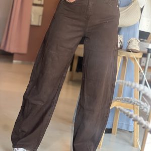 Barrel jeans Brown