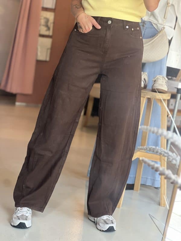 Barrel jeans Brown