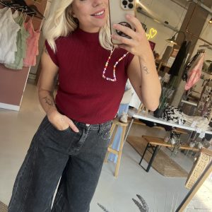 Top Amy bordeaux