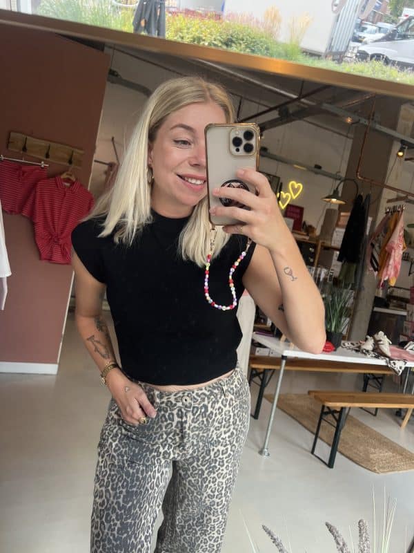 Top Amy zwart