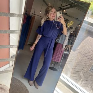 Girl jumpsuit Bordeaux Blue Indigo