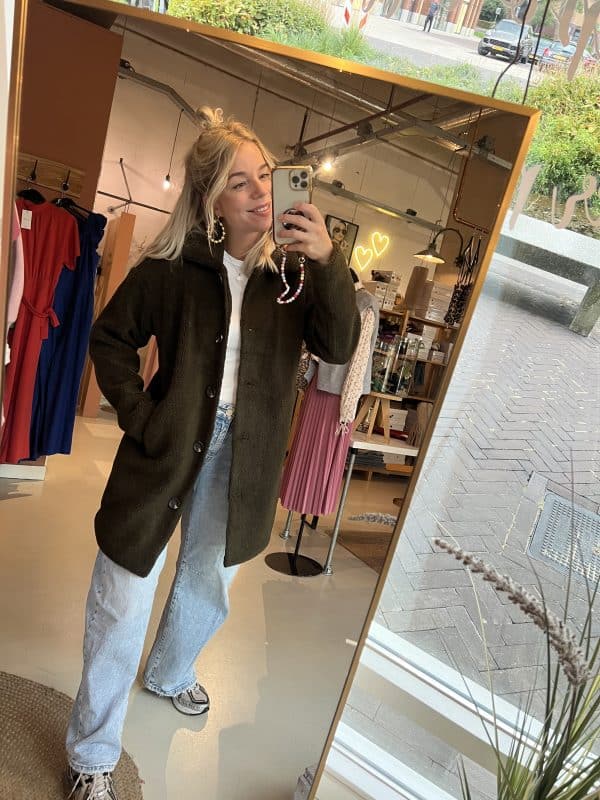 Jacket Teddy green