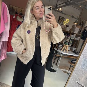 Teddy jacket cream