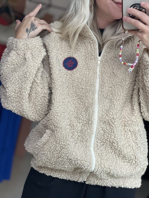 Teddy jacket cream - Afbeelding 2