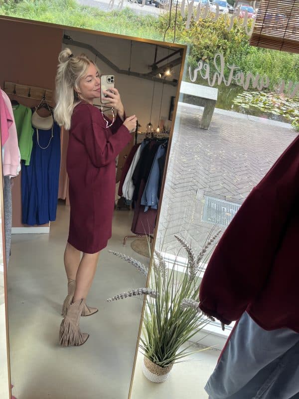 Dress Beau bordeaux - Afbeelding 2
