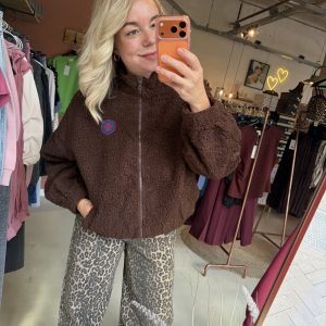 Teddy jacket brown