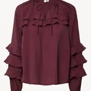 YAS blouse bordeaux