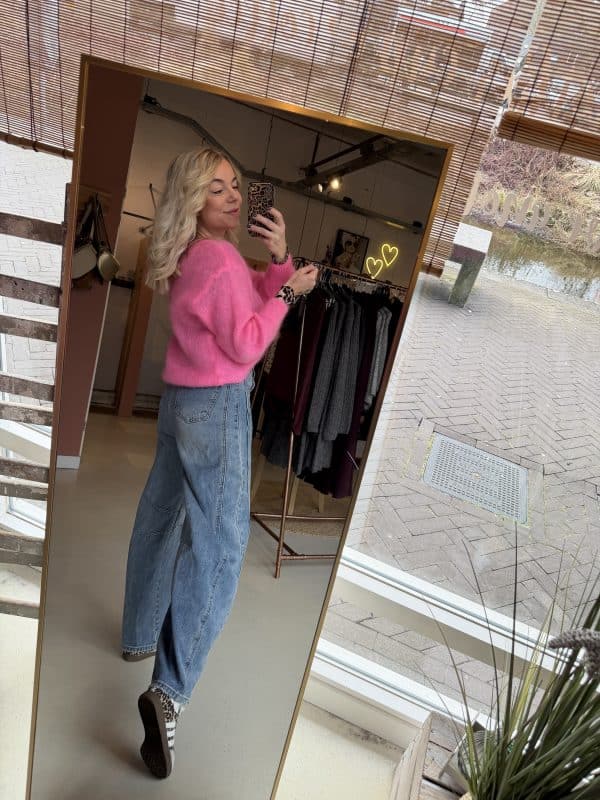 Sweater mohair pink - Afbeelding 2