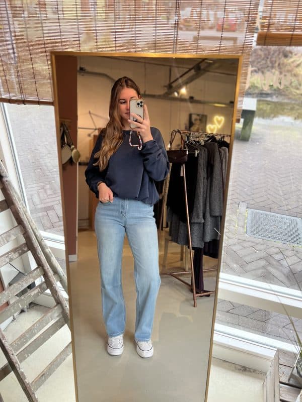 YAS top Coze denim - Afbeelding 3