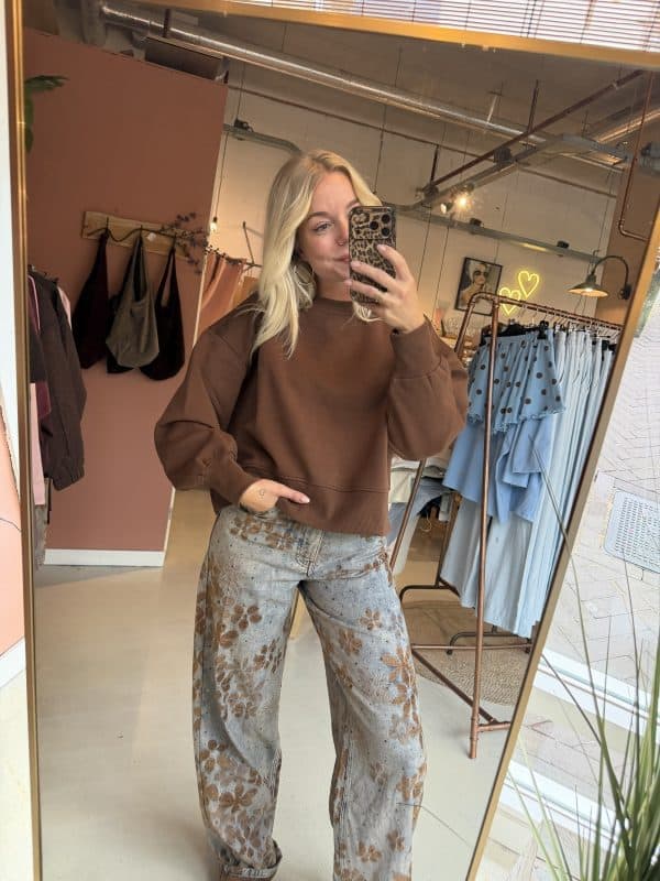 Hike sweater Brown