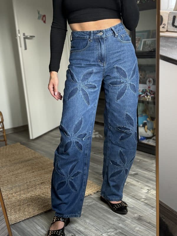 Jeans fleur