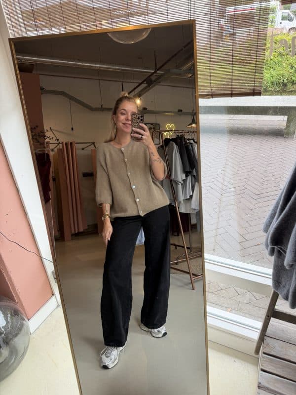 Vest gigi taupe - Afbeelding 3