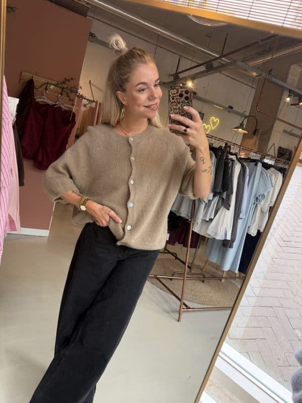 Vest gigi taupe - Afbeelding 2