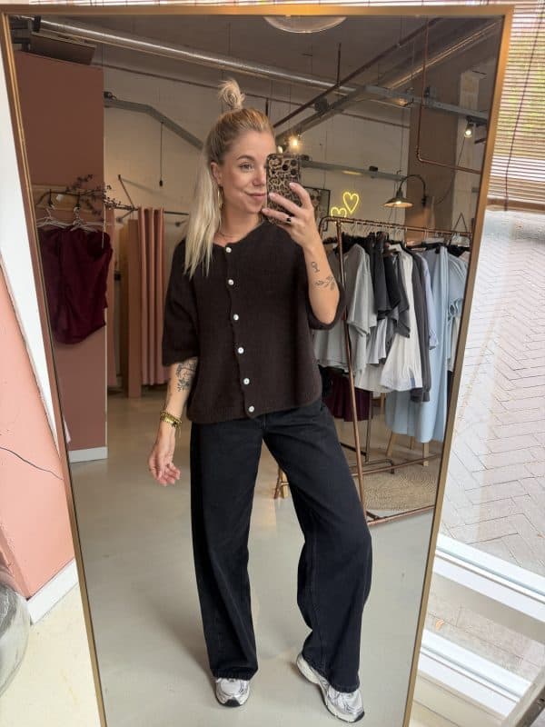 Vest gigi bruin - Afbeelding 2