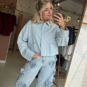 Blouse Lee blauw