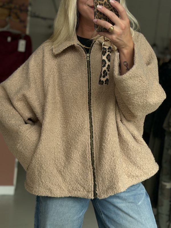 Jacket teddy warm beige