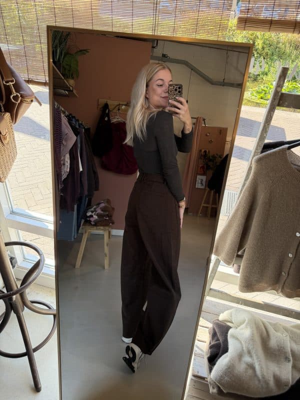 Top cashmere bruin - Afbeelding 2