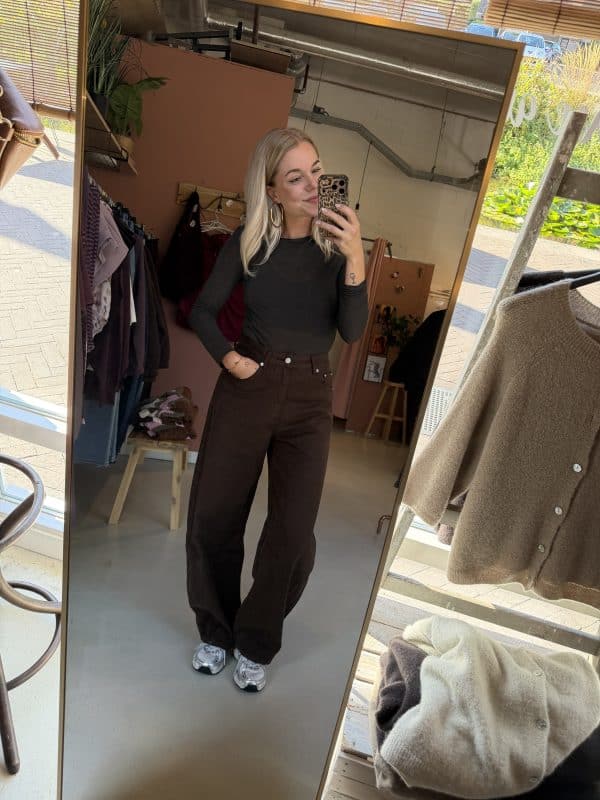 Top cashmere bruin