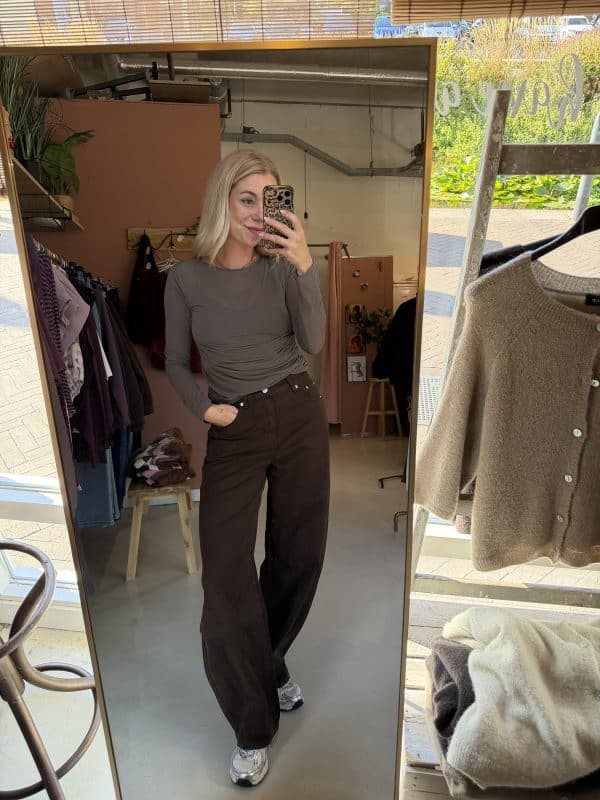 Top cashmere taupe